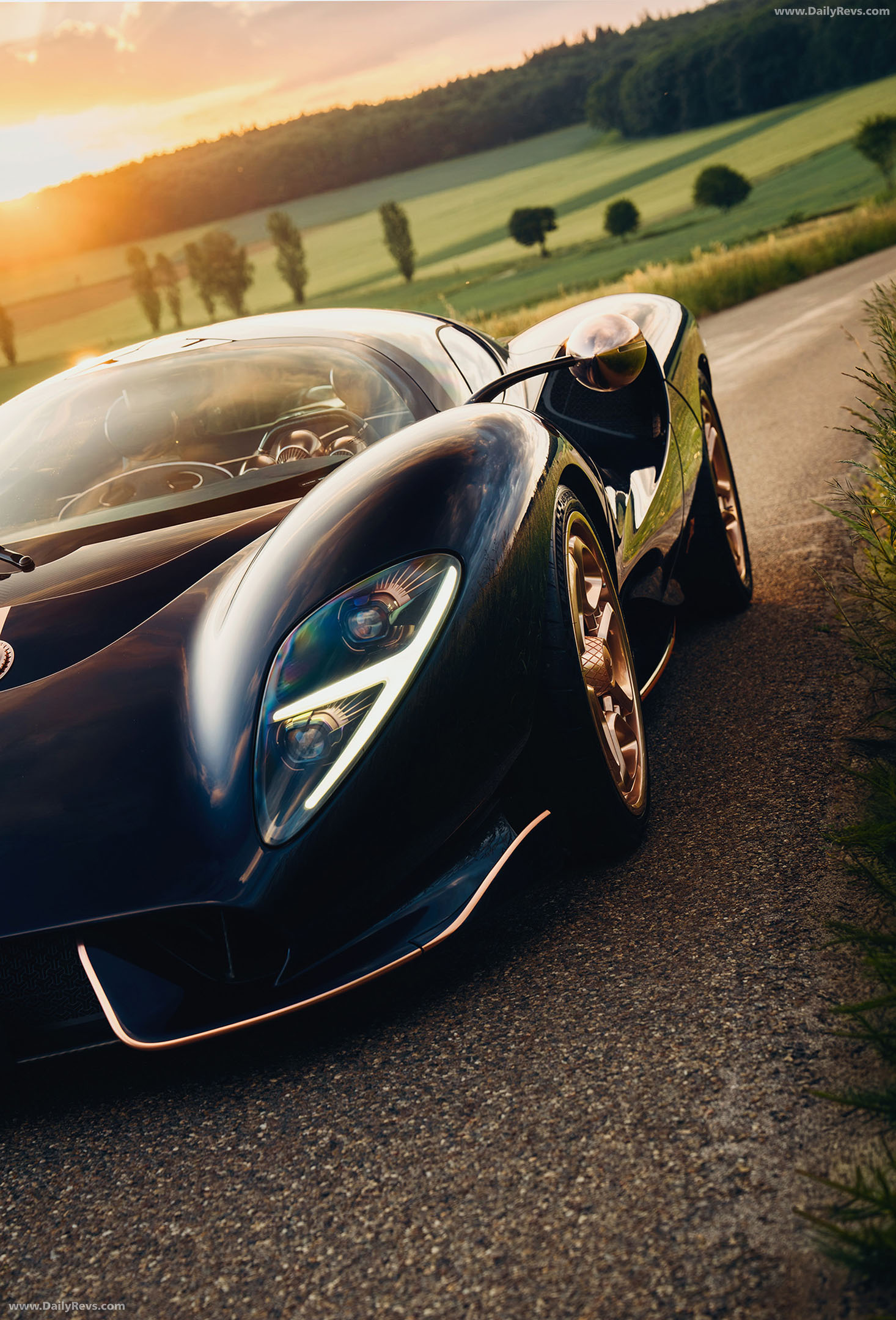 2026 De Tomaso P72 Aurelian Night Commission Exterior